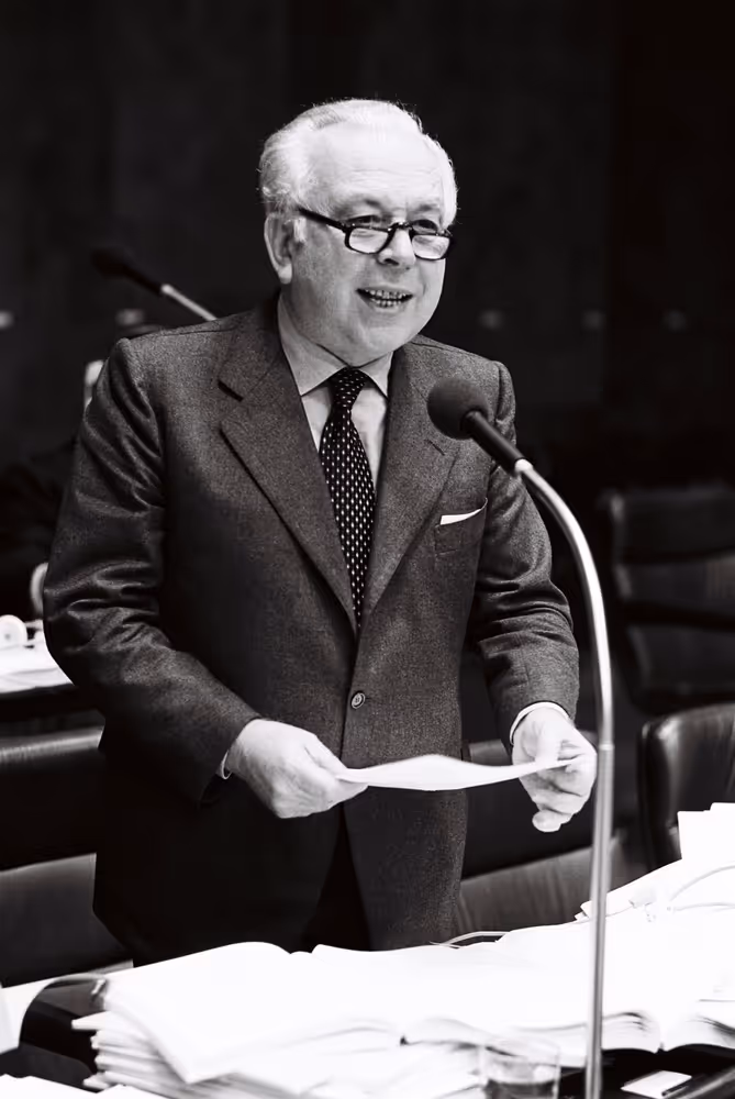 The delegue Camillo RIPAMONTI during a session in Strasbourg in October 1978.