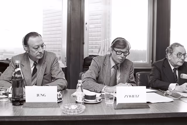 Election of Jean-François PINTAT as President of Liberal and Democratic Group (LD) in Luxembourg the 9 October 1978