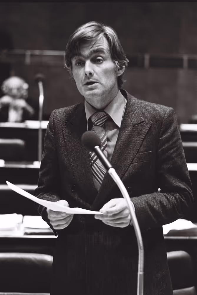 Pieter DANKERT MEP during a session in October 1978.