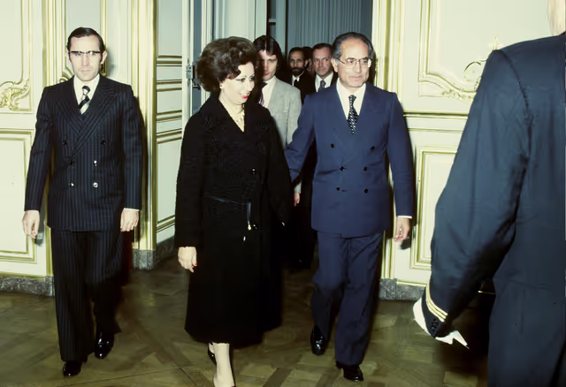 Nuotrauka 4: First democratic President of Portugal, EANES, visiting the European Parliament in 1978