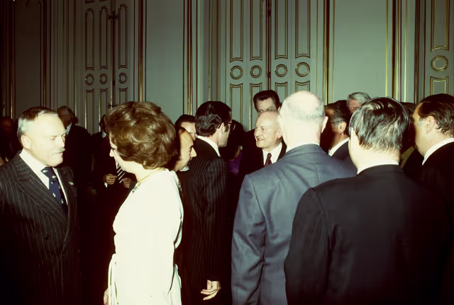 Nuotrauka 5: First democratic President of Portugal, EANES, visiting the European Parliament in 1978