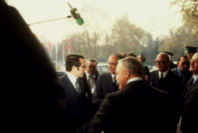 Nuotrauka 7: First democratic President of Portugal, EANES, visiting the European Parliament in 1978