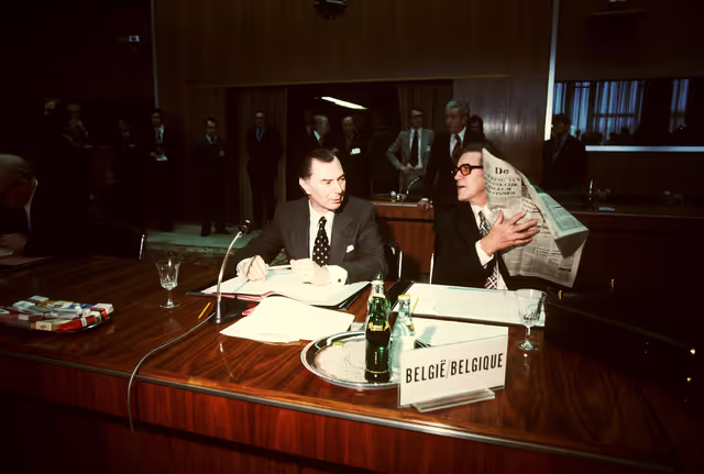 Nuotrauka 37: First democratic President of Portugal, EANES, visiting the European Parliament in 1978