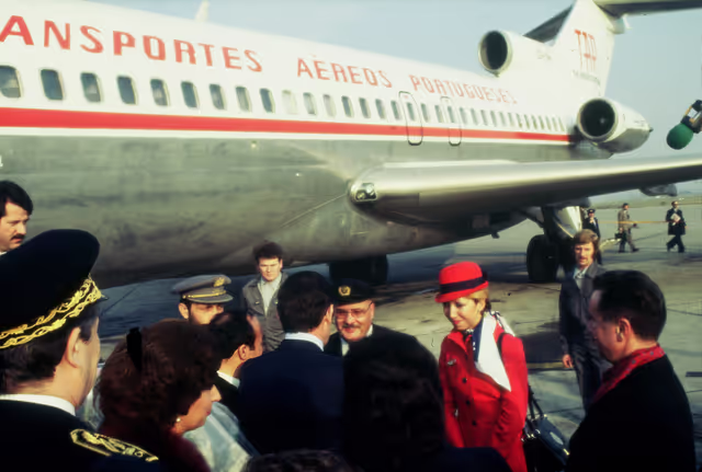 Nuotrauka 26: First democratic President of Portugal, EANES, visiting the European Parliament in 1978
