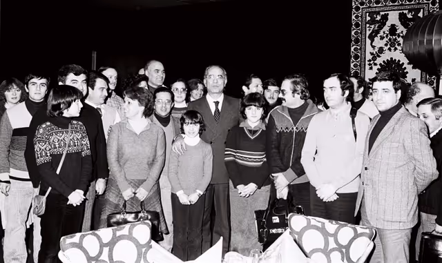 Foto 2: Plenary session in Luxembourg in February 1979.Reception