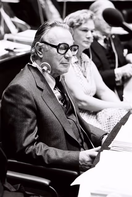 Foto 27: Plenary session in Luxembourg in February 1979.