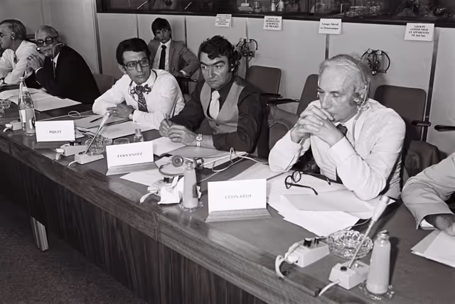 Fotografija 50: Meeting september 1979.Boulevard de l'Empereur Bruxelles