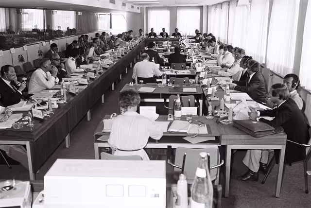 Fotografija 45: Meeting september 1979.Boulevard de l'Empereur Bruxelles