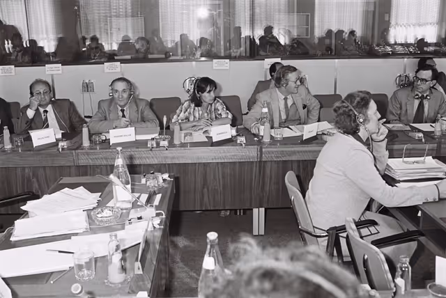 Fotografija 26: Meeting september 1979.Boulevard de l'Empereur Bruxelles