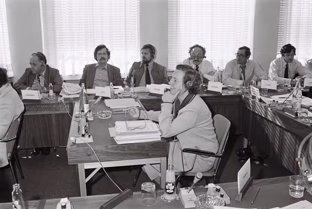 Fotografija 34: Meeting september 1979.Boulevard de l'Empereur Bruxelles