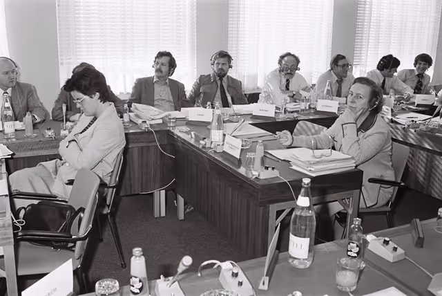 Fotografija 25: Meeting september 1979.Boulevard de l'Empereur Bruxelles