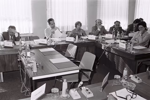 Fotografija 29: Meeting september 1979.Boulevard de l'Empereur Bruxelles