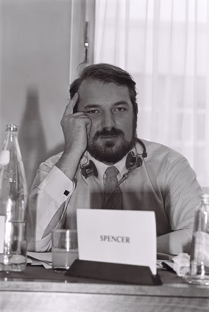 Meeting september 1979.Boulevard de l'Empereur Bruxelles