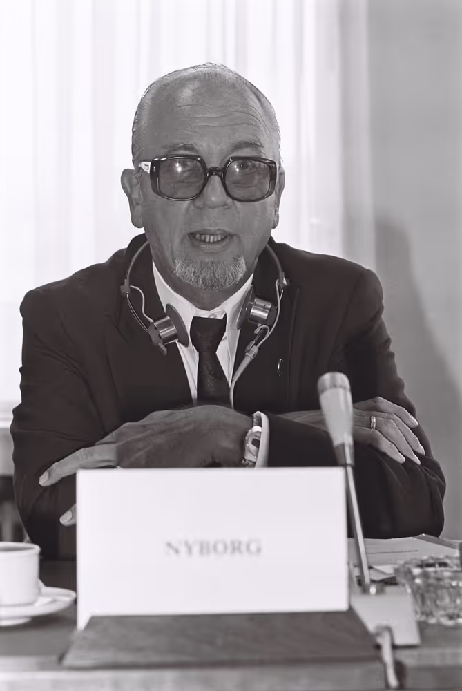 Meeting september 1979.Boulevard de l'Empereur Bruxelles