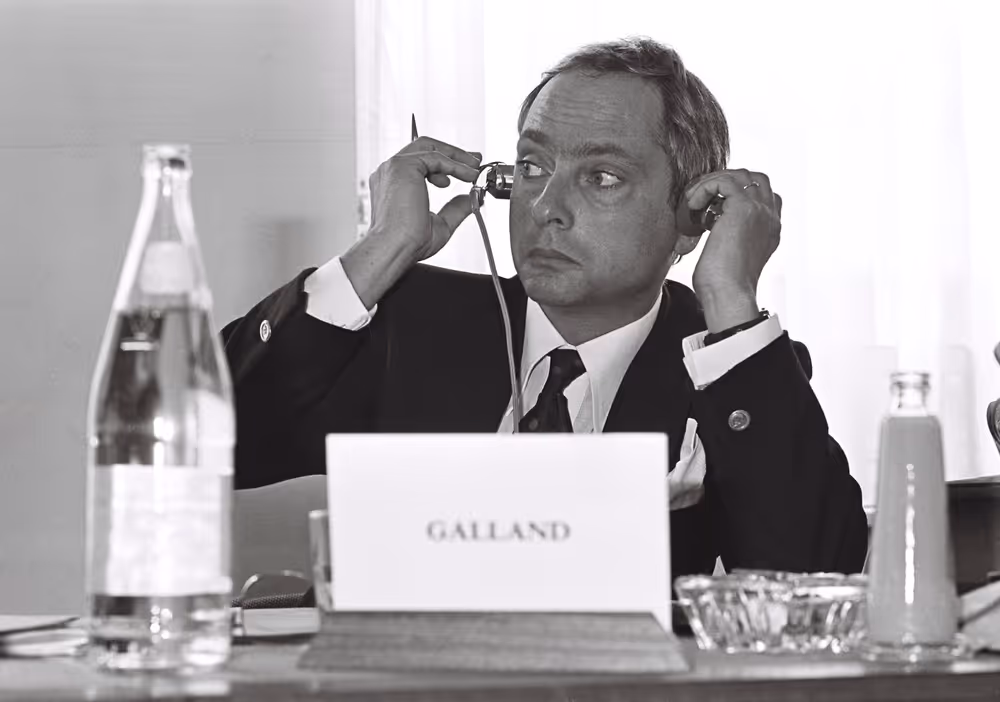 Meeting september 1979.Boulevard de l'Empereur Bruxelles