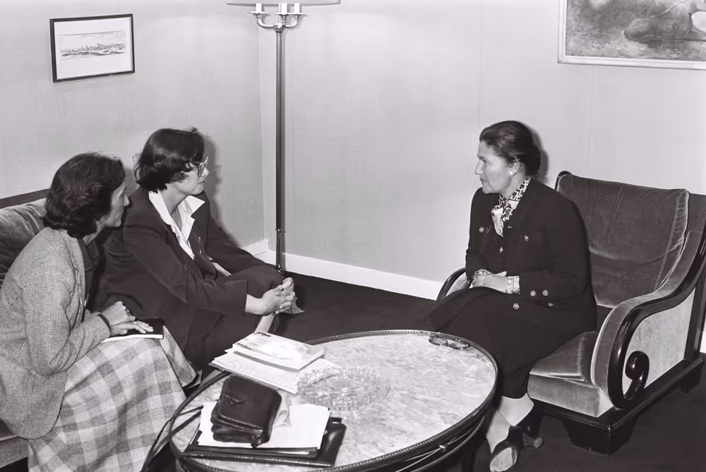 Meeting with EP President Simone VEIL - Ms Carde BELLAMY President of New York city council