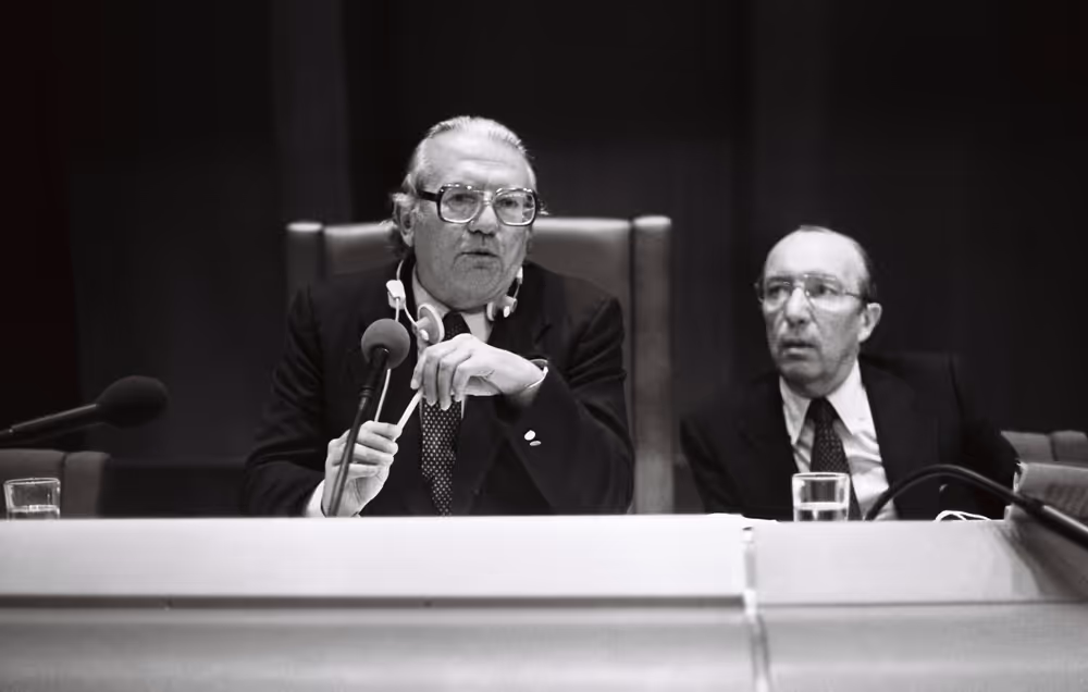 EP Vice President during a session in Sepember 1979.