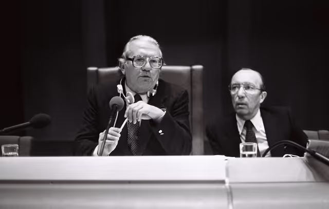 Suriet 4: EP Vice President during a session in Sepember 1979.