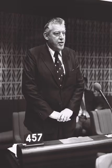 Suriet 21: The MEP Ian R.K. PAISLEY during a session in Strasbourg in September 1979.