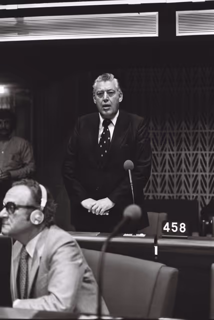 Fotografia 4: The MEP Ian R.K. PAISLEY during a session in Strasbourg in September 1979.