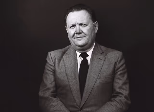 Fotagrafa 23: Portrait of the MEP Louis BAILLOT in Strasbourg on September 1979.