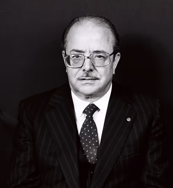 Fotagrafa 3: Portrait of the MEP Alberto GHERGO in September 1979.