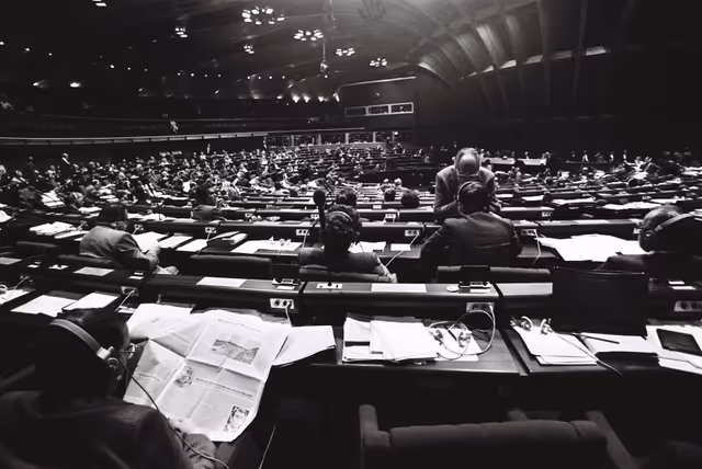 Fotografija 5: General view plenary session in Strasbourg in September 1979.