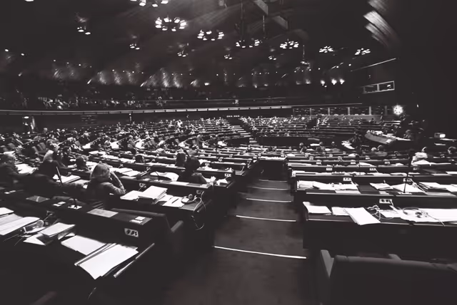 Fotografija 4: General view plenary session in Strasbourg in September 1979.