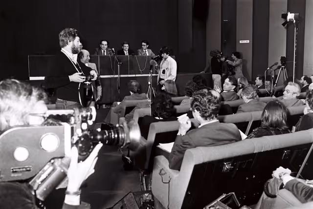 Fotografija 7: GUE-NGL meeting during a session in Strasbourg in September 1979.