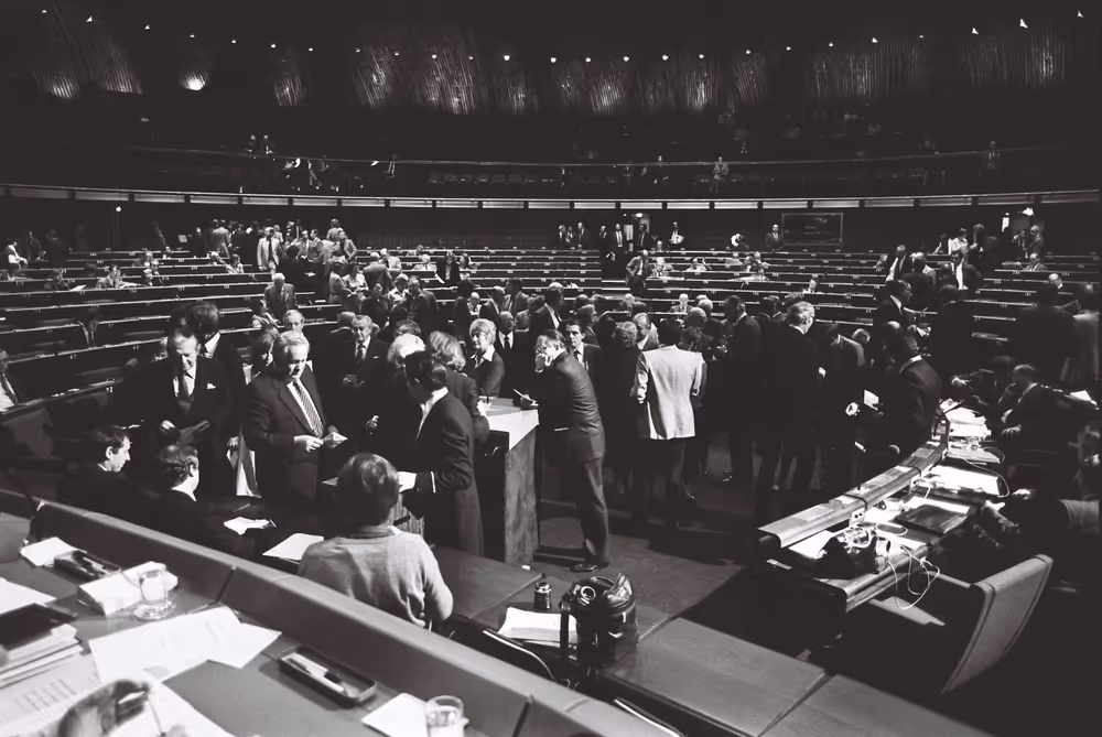 Plenary session in Strasbourg in September 1979.
