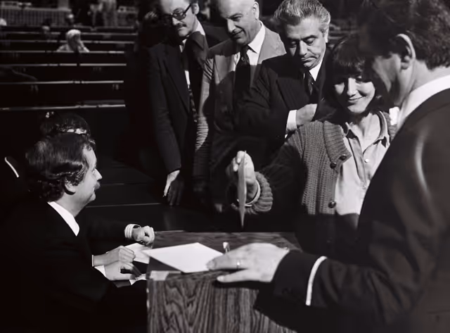 Fotografija 21: Plenary session in Strasbourg in September 1979.