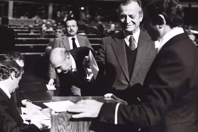 Fotografija 20: Plenary session in Strasbourg in September 1979.
