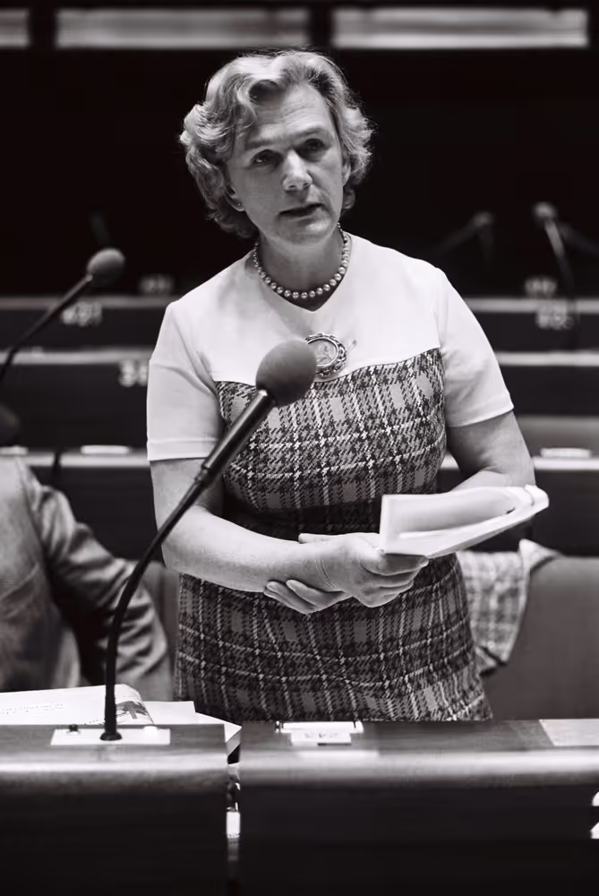 The MEP Elaine KELLET-BOWMAN during a session in Strasbourg on September 1979.