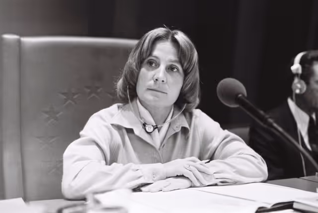 Fotó 17: The European Parliament Vice President Danielle DE MARCH during a session in Strasbourg in October 1979.