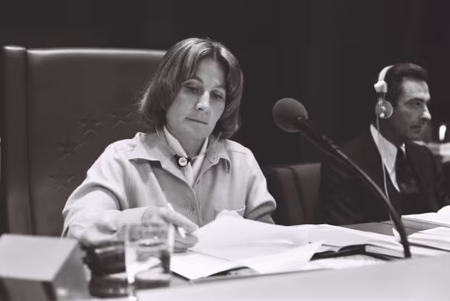 Fotó 18: The European Parliament Vice President Danielle DE MARCH during a session in Strasbourg in October 1979.