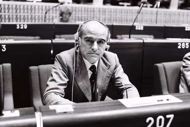 Fotó 23: The MEP Angelo CAROSSINO during a session in Strasbourg in October 1979.