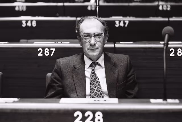 Fotó 49: The MEP Jack P.J. HENCKENS during a session in Strasbourg in October 1979.