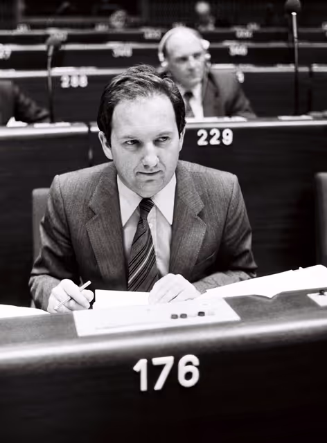 Fotó 48: The MEP Ingo FRIEDRICH during a session in Strasbourg in October 1979.