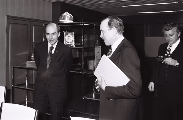 Photo 1: Meeting in Strasbourg in October 1979.