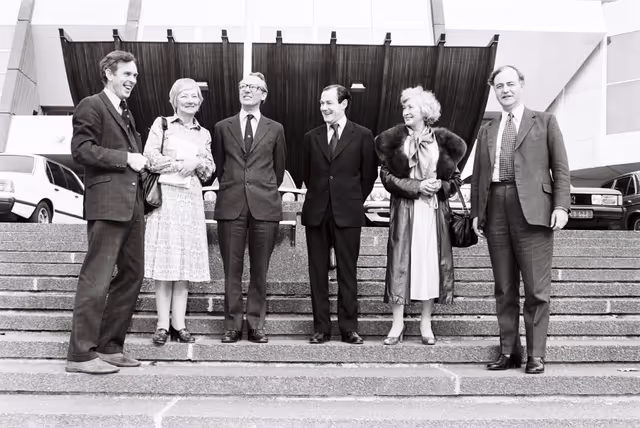 Photo 9: Meeting in Strasbourg in October 1979.