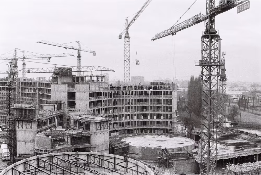 Construction site of the IPE building