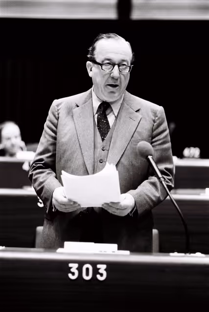 Plenary session in Strasbourg in February 1980