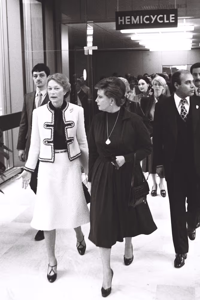 Jehan SADATE and Grand Duchess Josephine-Charlotte