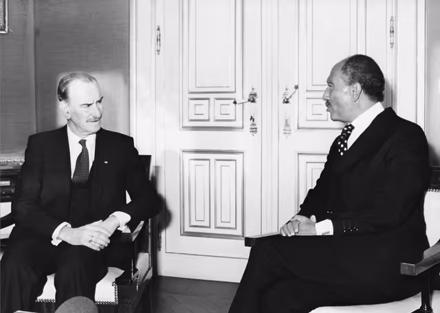 Visit of Anwar al-Sadat, President of Egypt, to the EP in Luxembourg