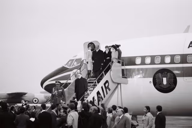 Valokuva 1: Official visit of President of Egypt, to the European Parliament in Luxembourg