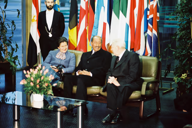 Valokuva 5: Official visit of President of Egypt, to the European Parliament in Luxembourg