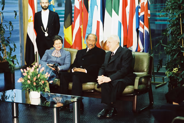 Valokuva 25: Official visit of President of Egypt, to the European Parliament in Luxembourg