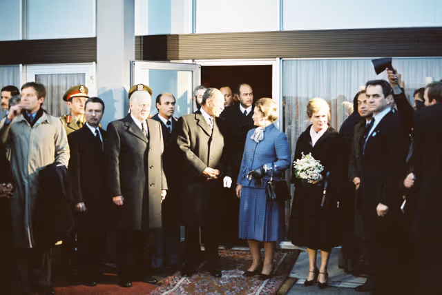 Valokuva 38: Official visit of President of Egypt, to the European Parliament in Luxembourg