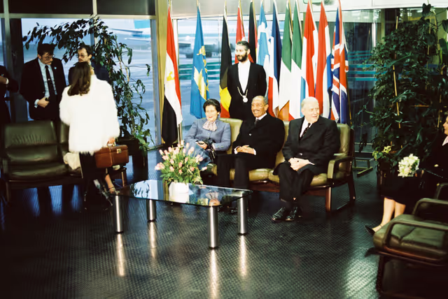 Valokuva 12: Official visit of President of Egypt, to the European Parliament in Luxembourg