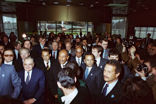 Valokuva 11: Official visit of President of Egypt, to the European Parliament in Luxembourg